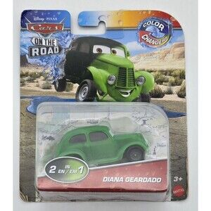 Disney Pixar Cars Color Changers Diana Geardado Ghost Car 1:55 Scale New